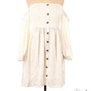 NEW Showpo 10 White Ivory Dress